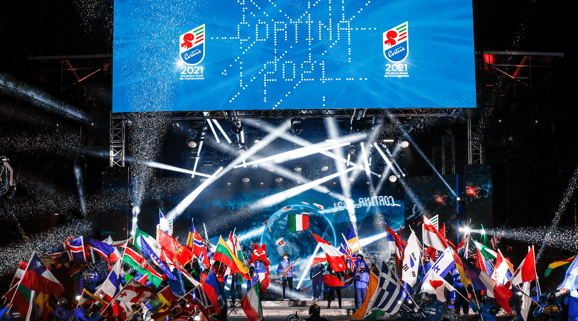 cortina 2021 cerimonia apertura mondiali